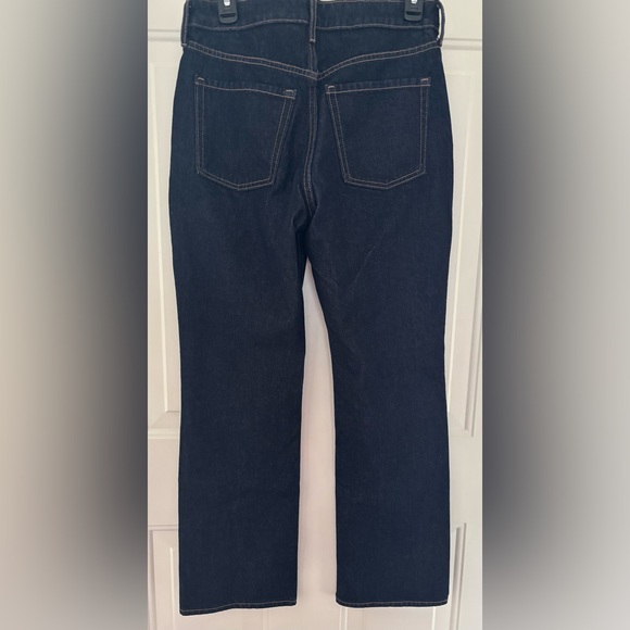 NWT Old Navy Dark wash extra high-rise baby bootcut 4 petite - Picture 3 of 6